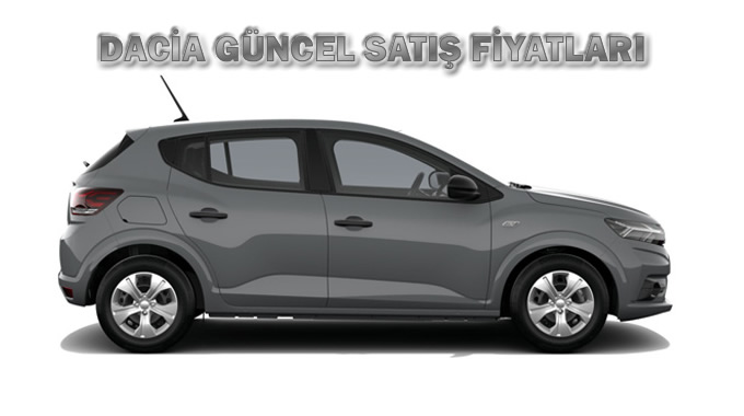 Dacia Otomobil Fiyatları Güncellendi