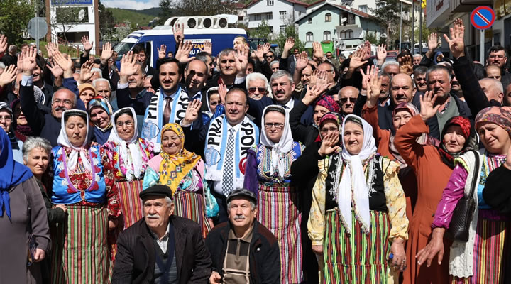 Abdullah Özdemir, memleketine çıkarma yaptı