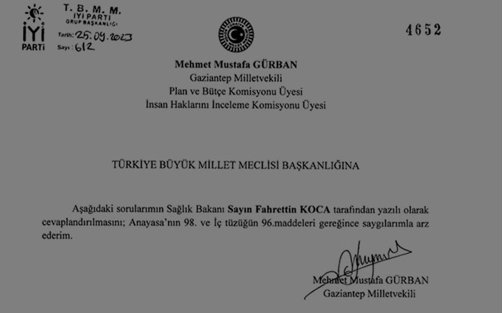 TBMM 'de Covid Aşılarına İlk Sorgu Gaziantep Milletvekilinden