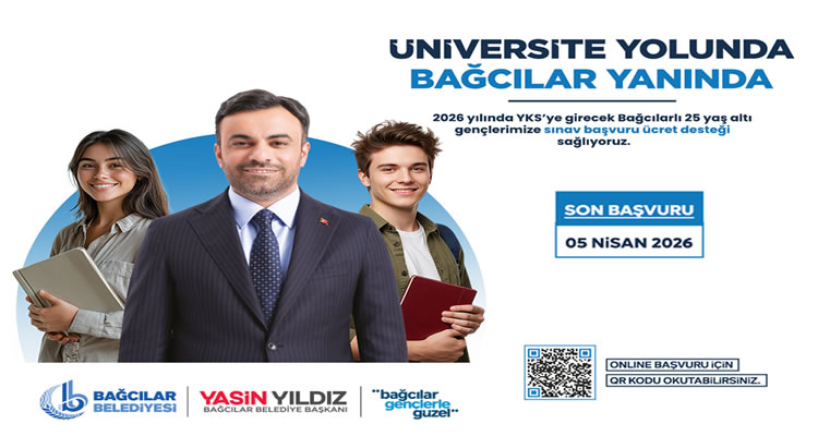 Gençlerin YKS Ücretleri Bağcılar Belediyesi’nden